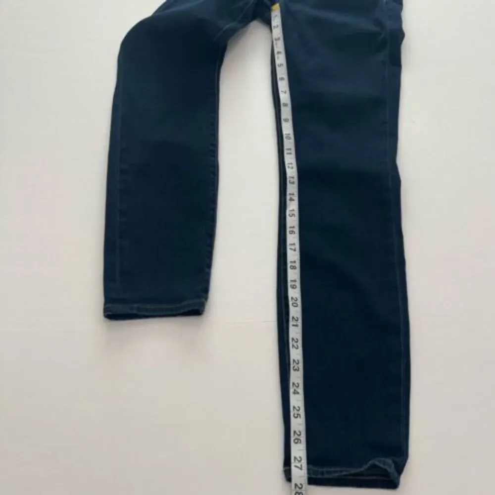 J.‎ Crew Dark Wash Mid Rise Toothpick Stretch Skinny Jeans Size 26